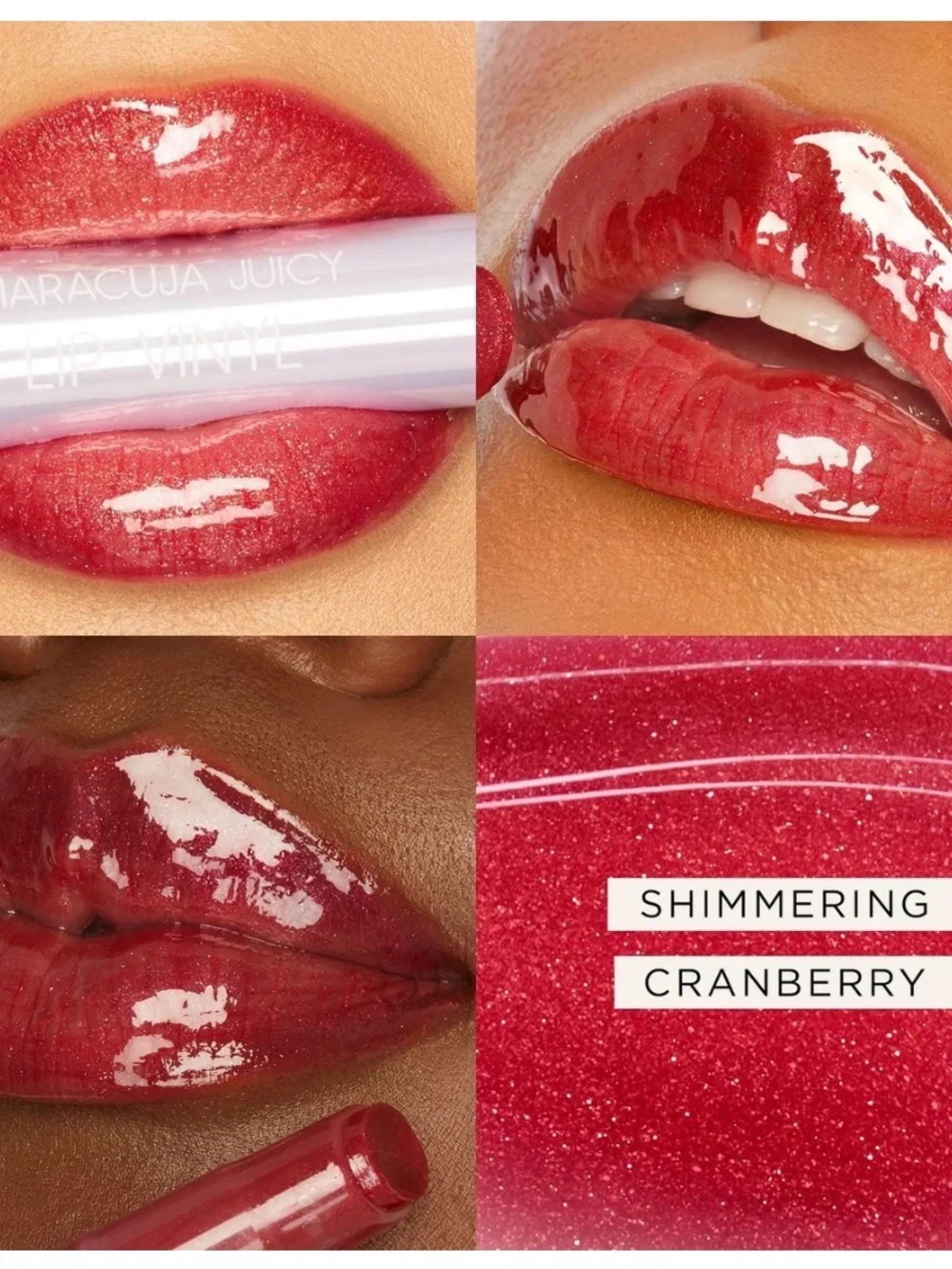 tarte Maracuja Juicy Lip Vinyl- shimmery cranberry NEW